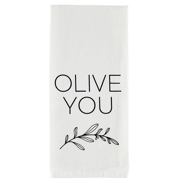 Tea Towel - Olive You