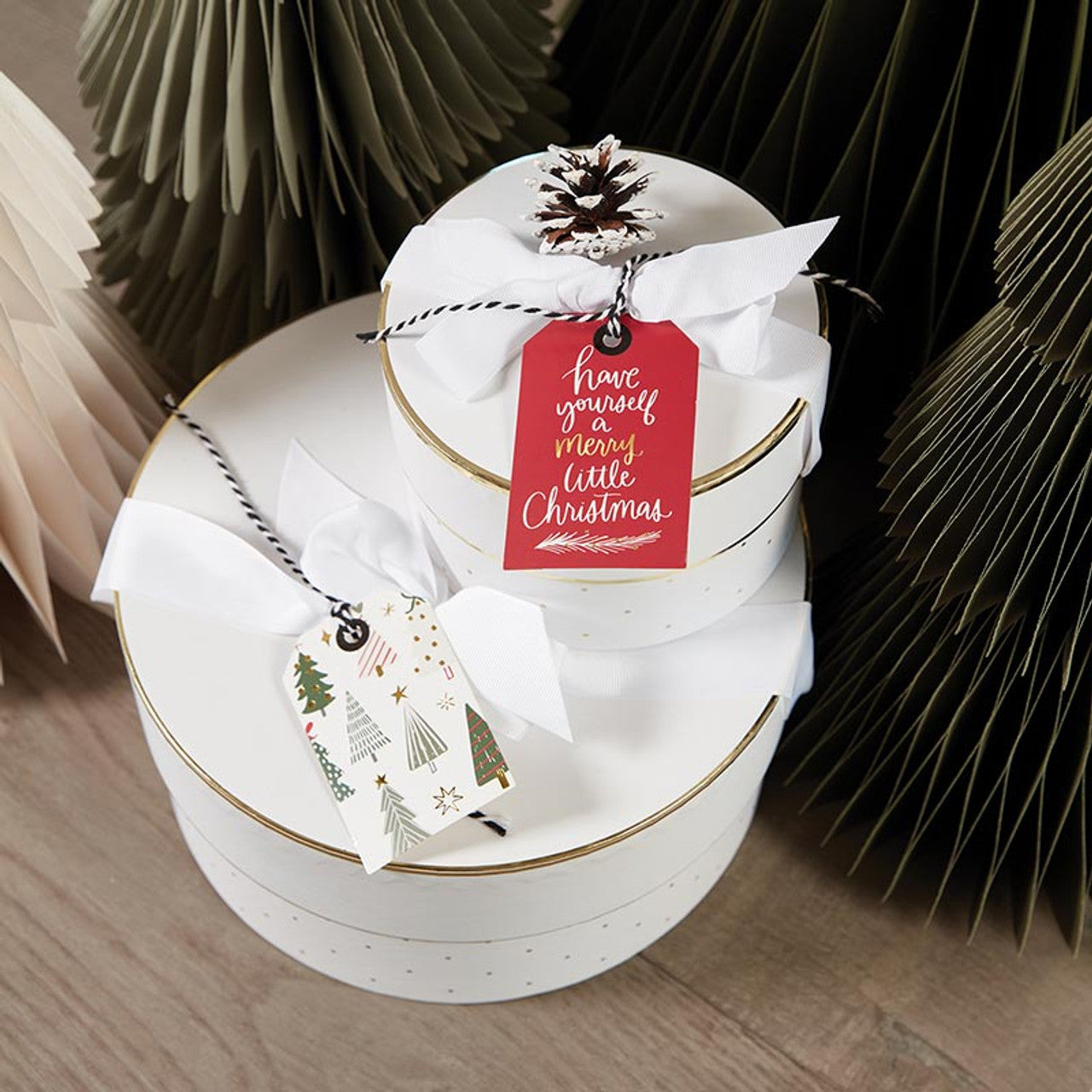 Santa Barbara Holiday Gift Tag