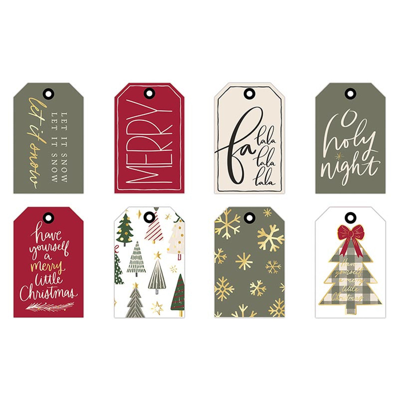Santa Barbara Holiday Gift Tag
