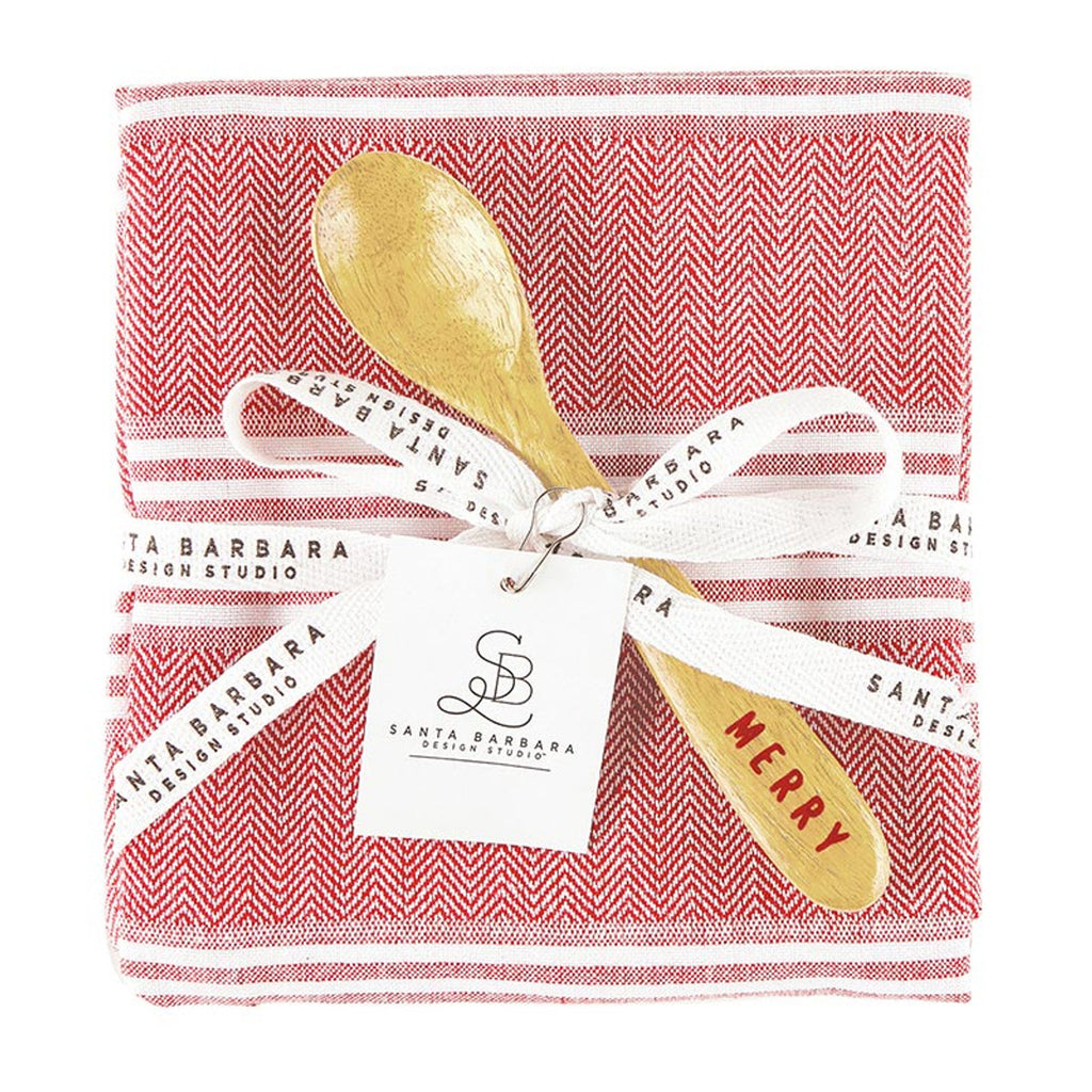 Holiday Towel + Spoon Set