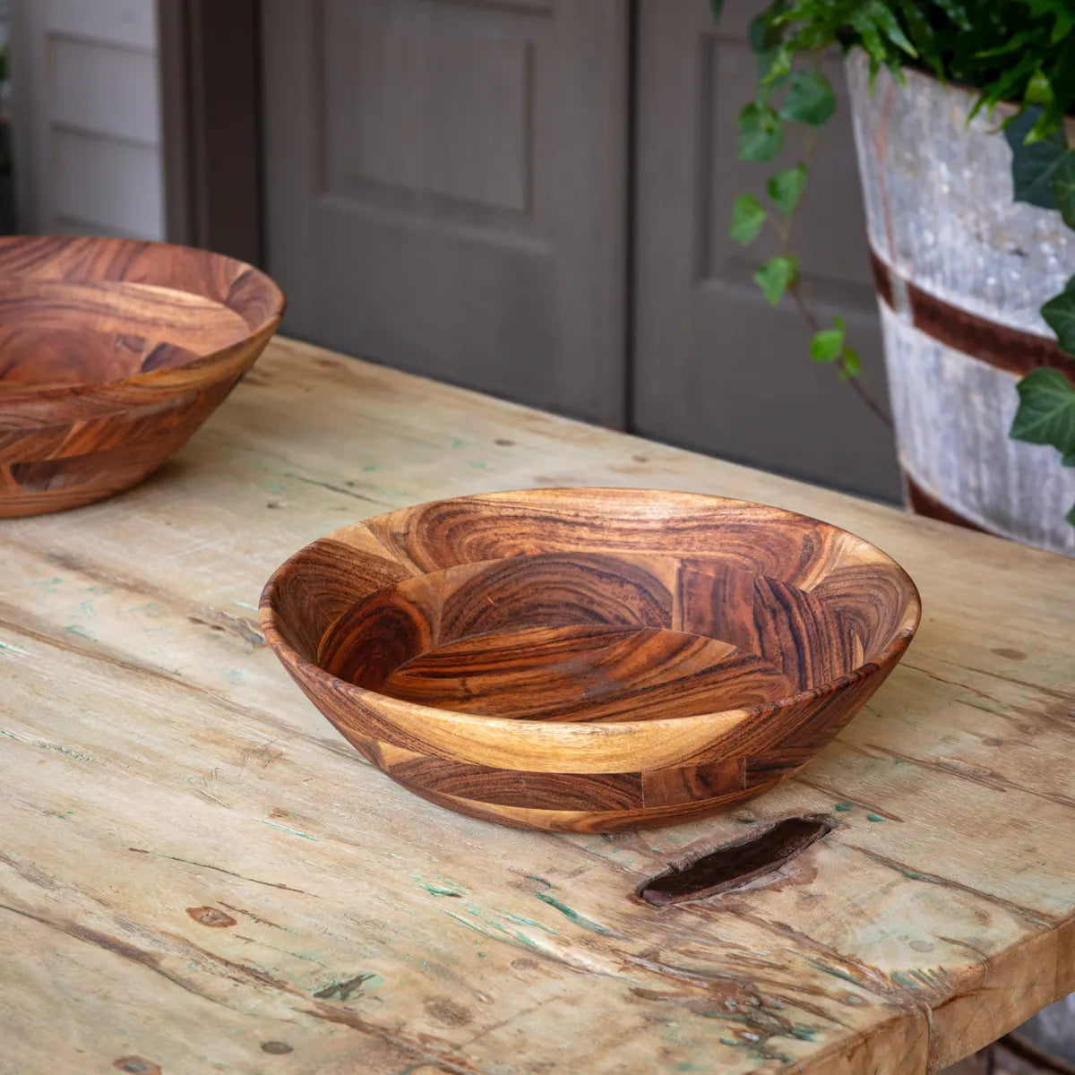 Wooden Serving Bowl Small