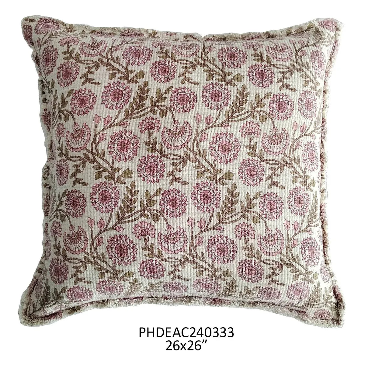 Clematis Botanical Pillow - Porch View Home