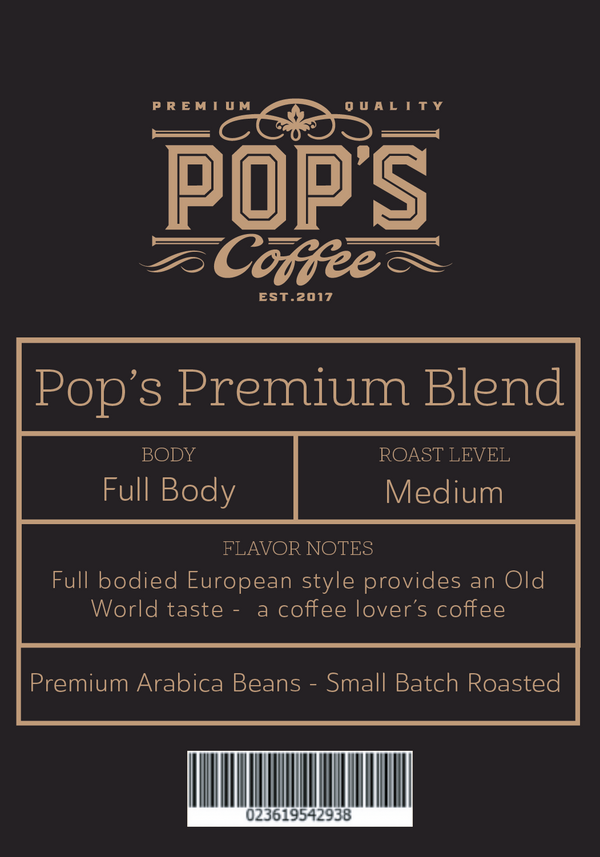 Pop's Premium Blend Pop's Premium Coffee 14oz bag ground