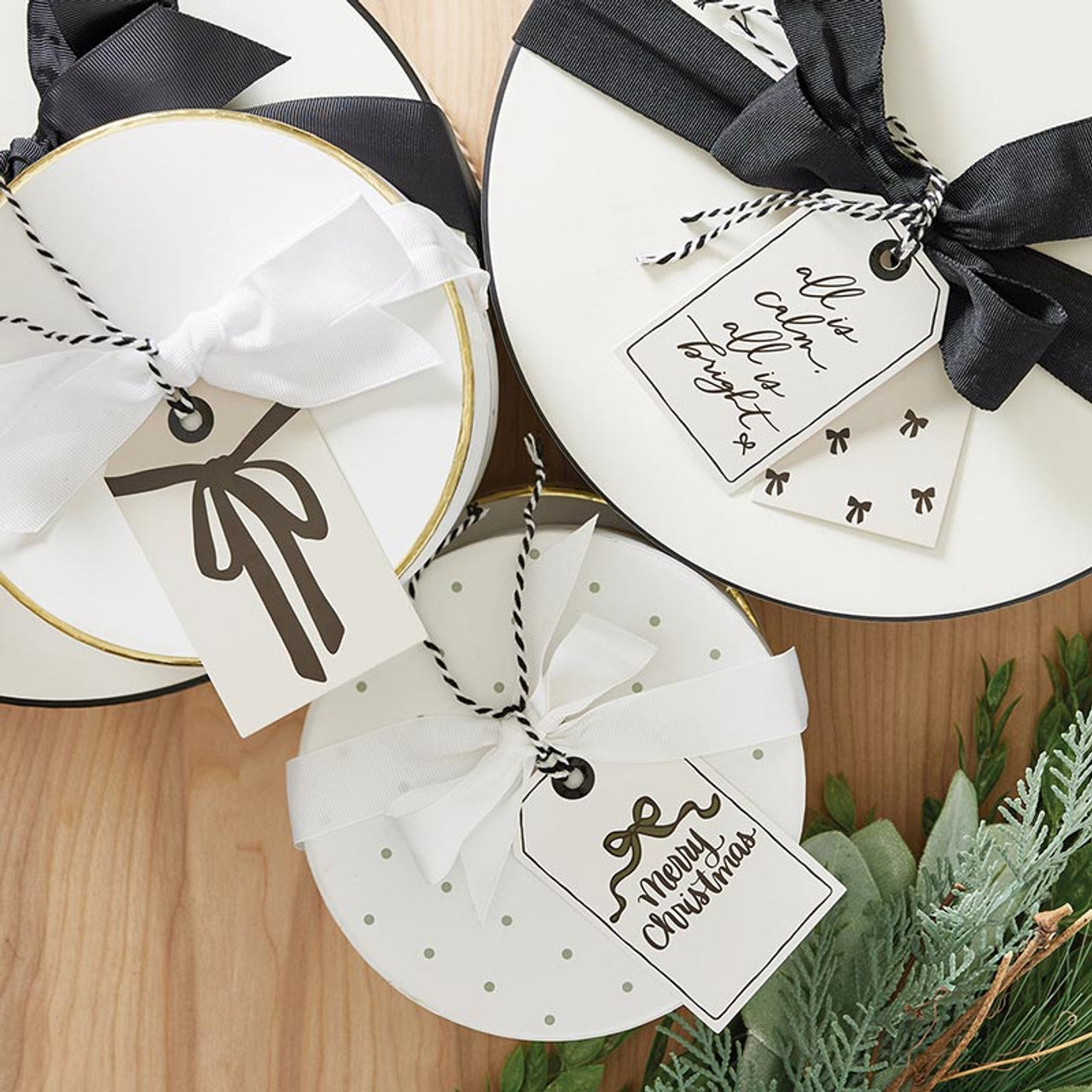 Santa Barbara Holiday Gift Tag