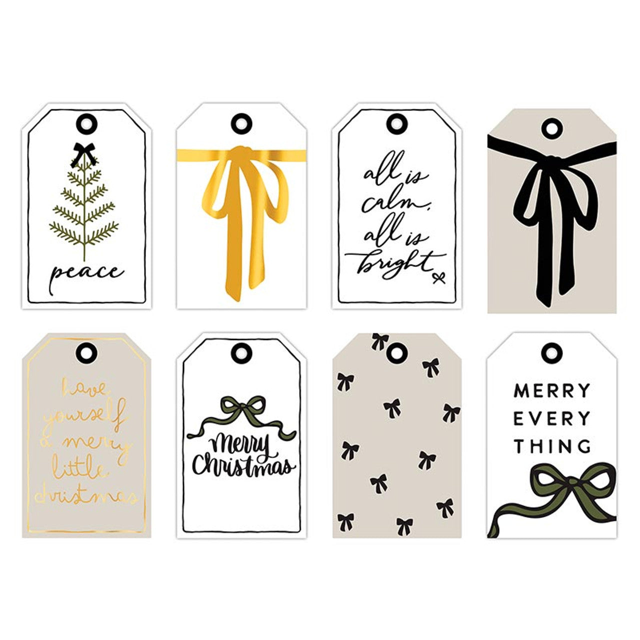 Santa Barbara Holiday Gift Tag