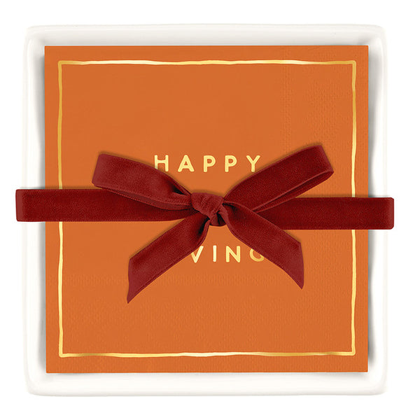 Napkin Tray  - Happy Thanksgiving