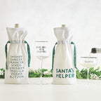Santa's Helper Wine Bag