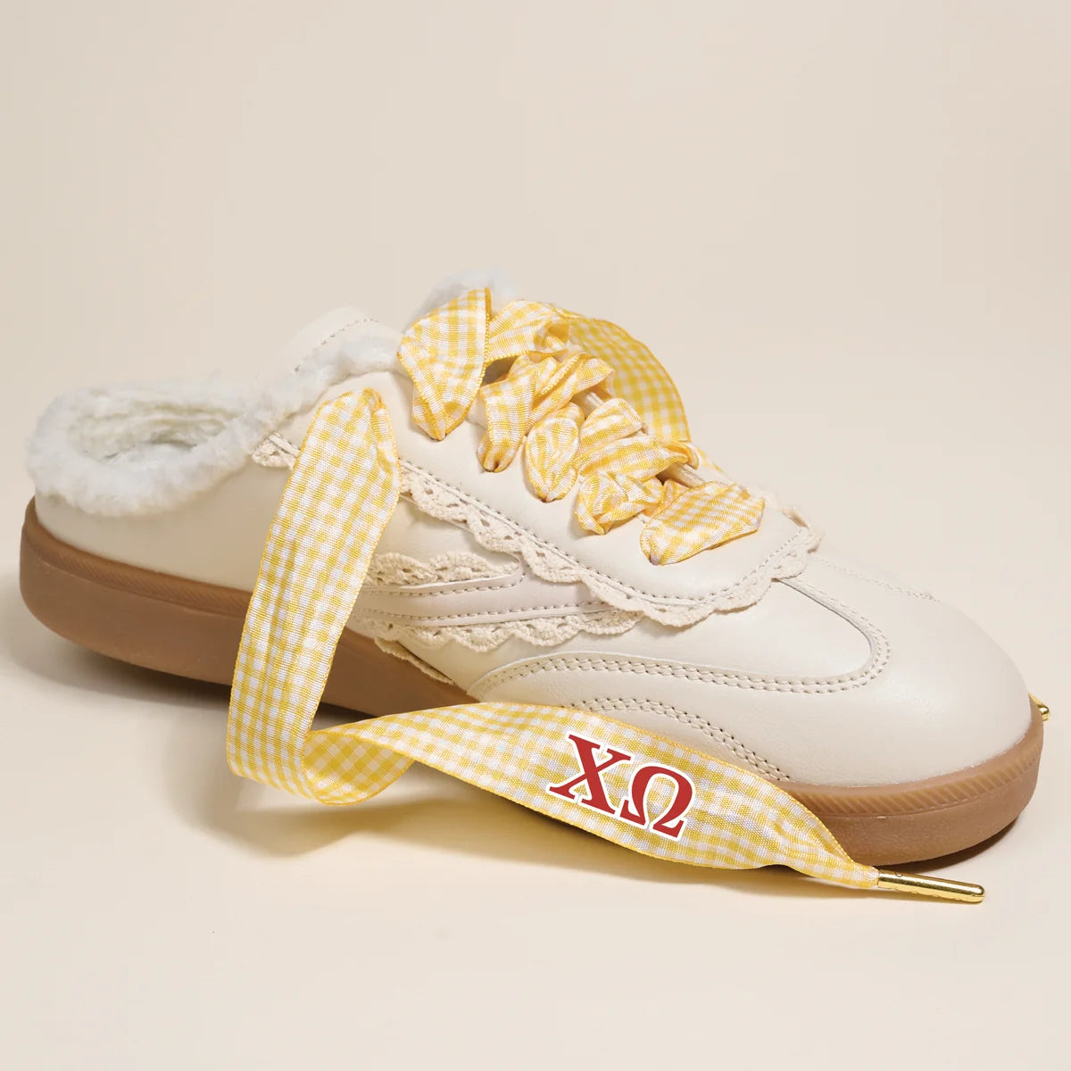 Sorority Step It Up Shoelaces-Alpha Chi Omega
