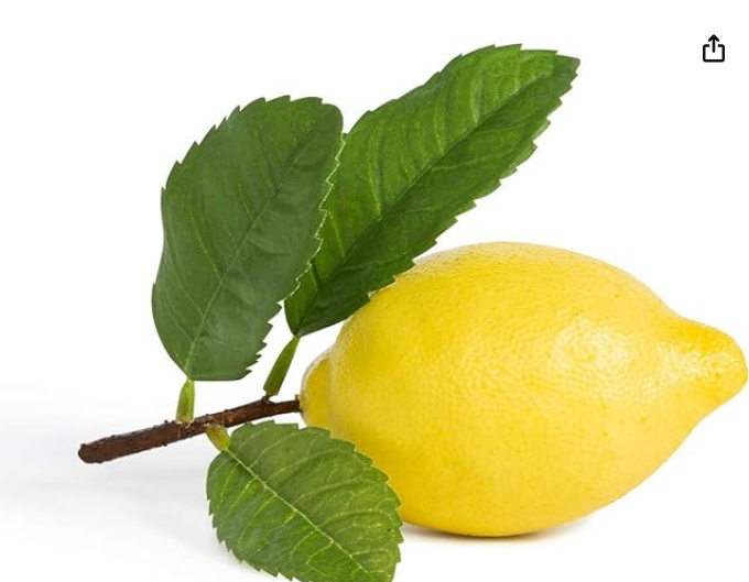 Lemon with Leaf