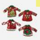 Christmas Sweater Orn Acrylic 6