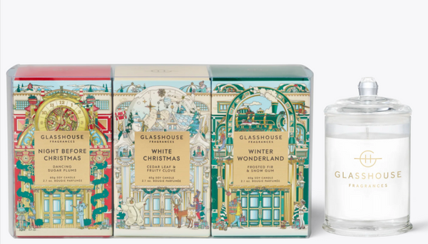 Glass House Fragrances Christmas Trio