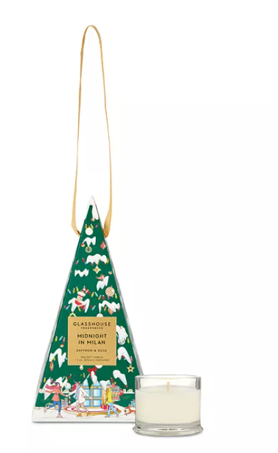 Glass House Fragrances Midnight in Milan Saffron and Rose 30g soy candle