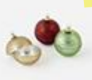 Embossed Ball Ornament Glass