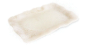 RESIN Alabaster Extra Large Rectangular Tray (White Swirl)