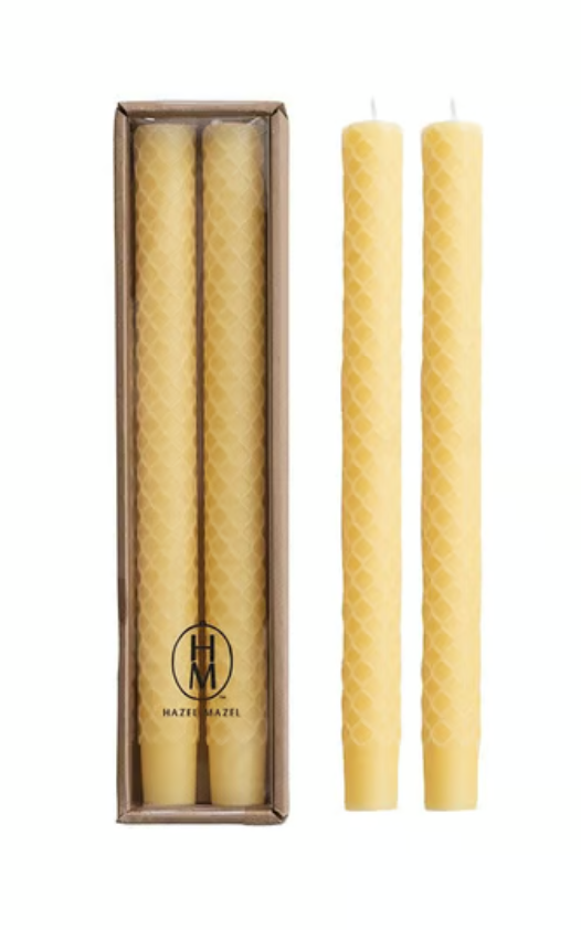 S/2 10"H Honeycomb Taper