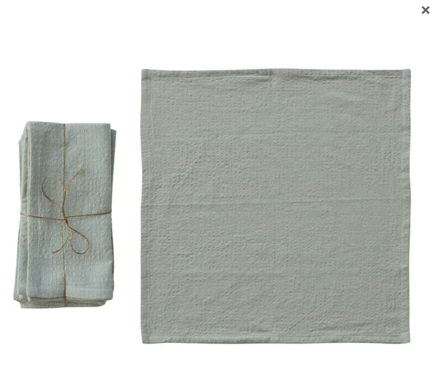 Stripped tea towels