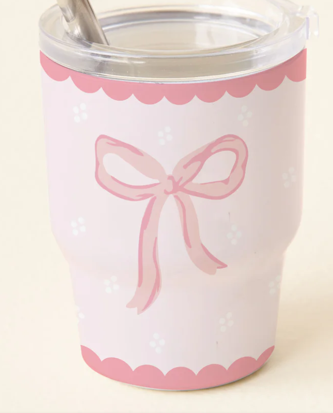 Bow Pink 2 oz Tiny Tumbler