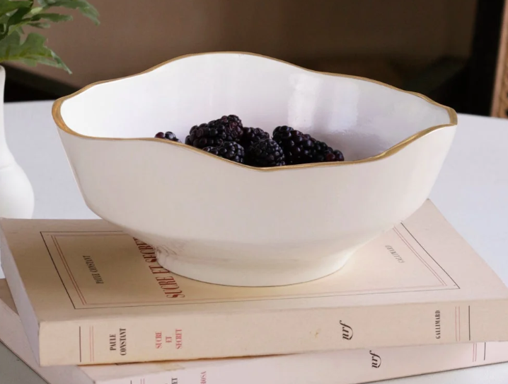 ENCANTO Dakota Small Bowl (Cream and White)