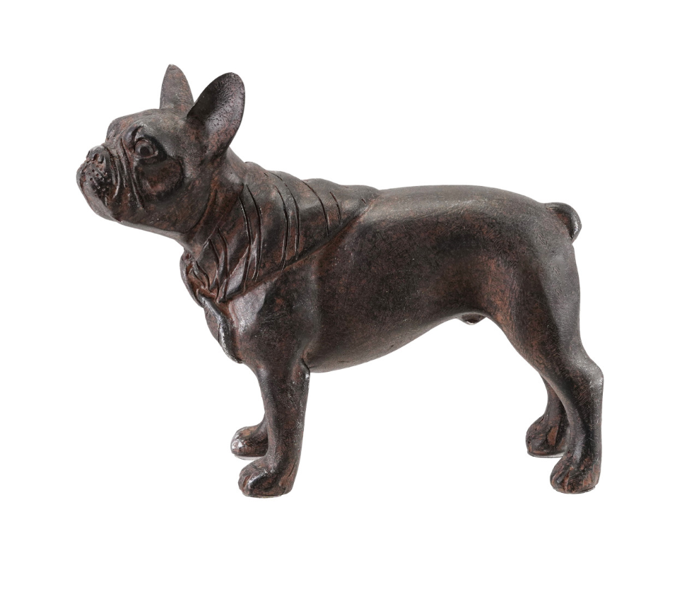 Resin French Bulldog, Black