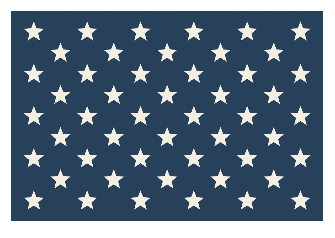 Stars on Blue Placemat