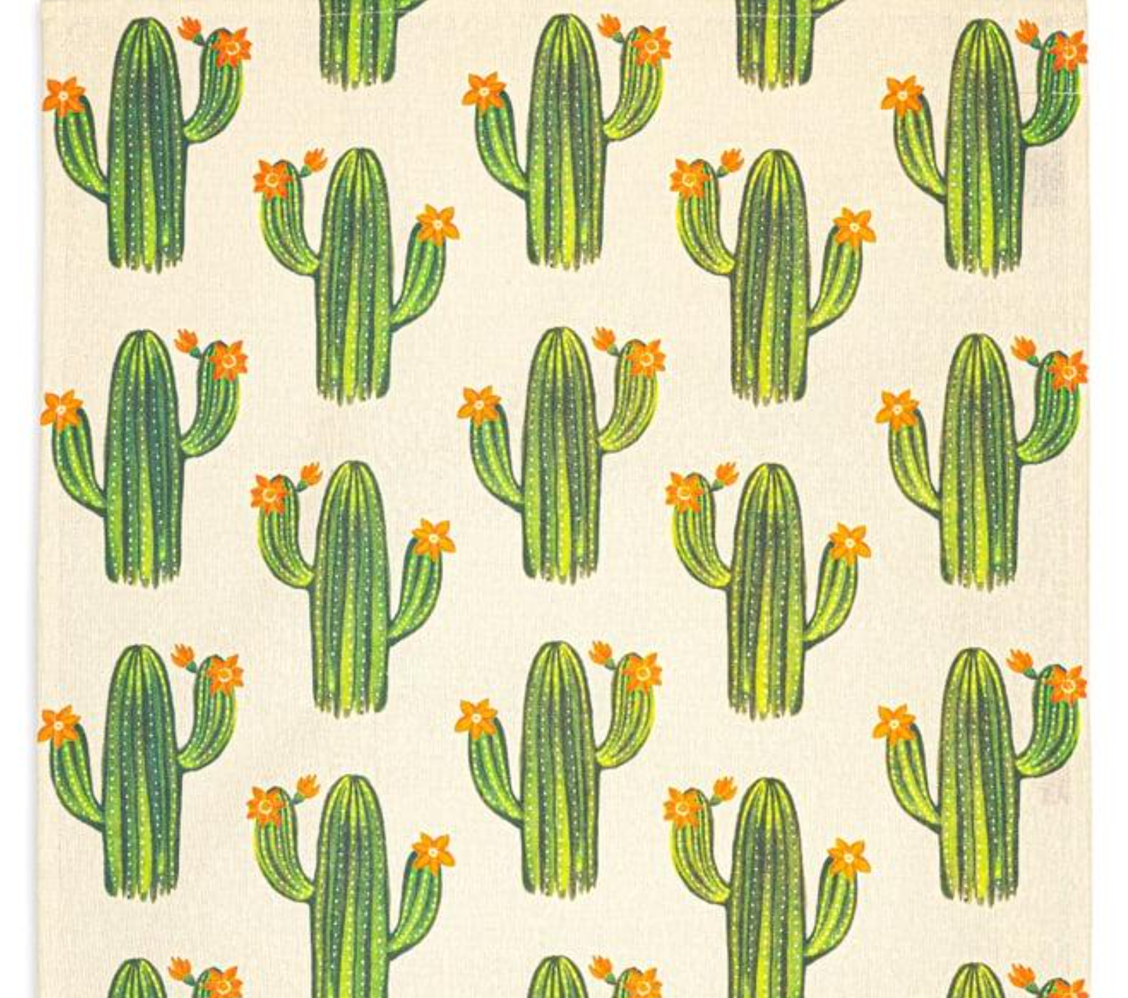 mü kitchen cactus tea towel