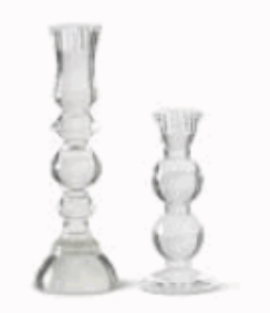 Crystal Taper Candleholder Small