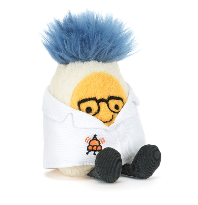 Amuseables Boiled Egg Scientist Outfit