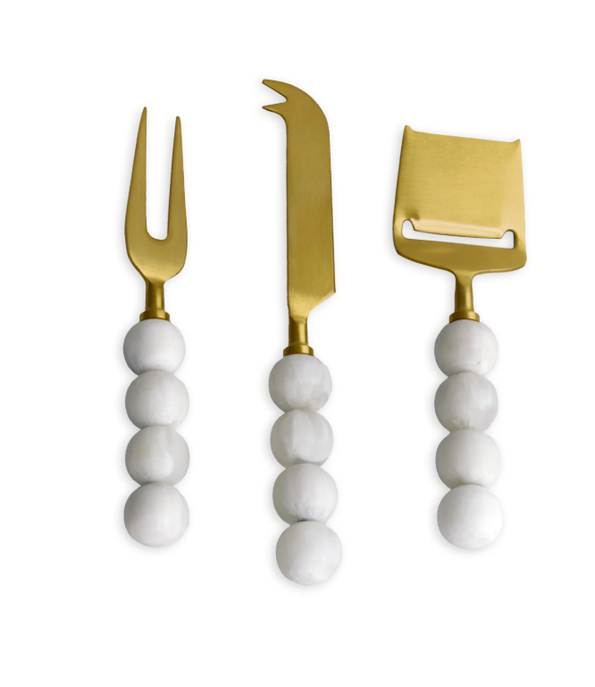 RESIN Sorbet Cheese Set of 3 Coconut