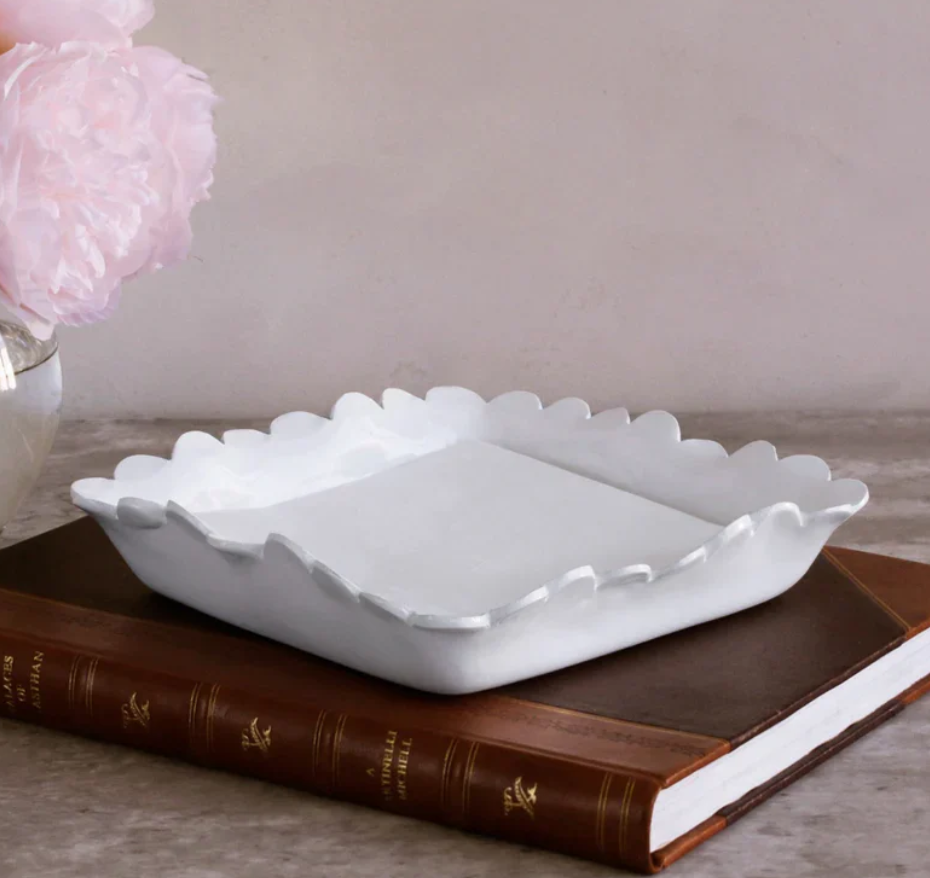 VIDA Colette Dinner Napkin Holder (White)
