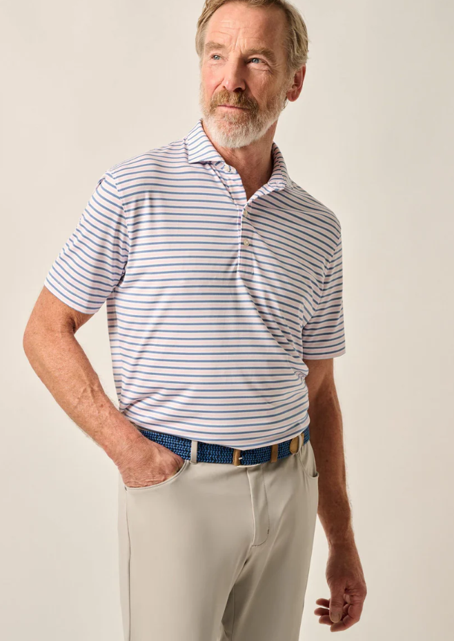 Performance Jersey Polo - Bronte Stripe