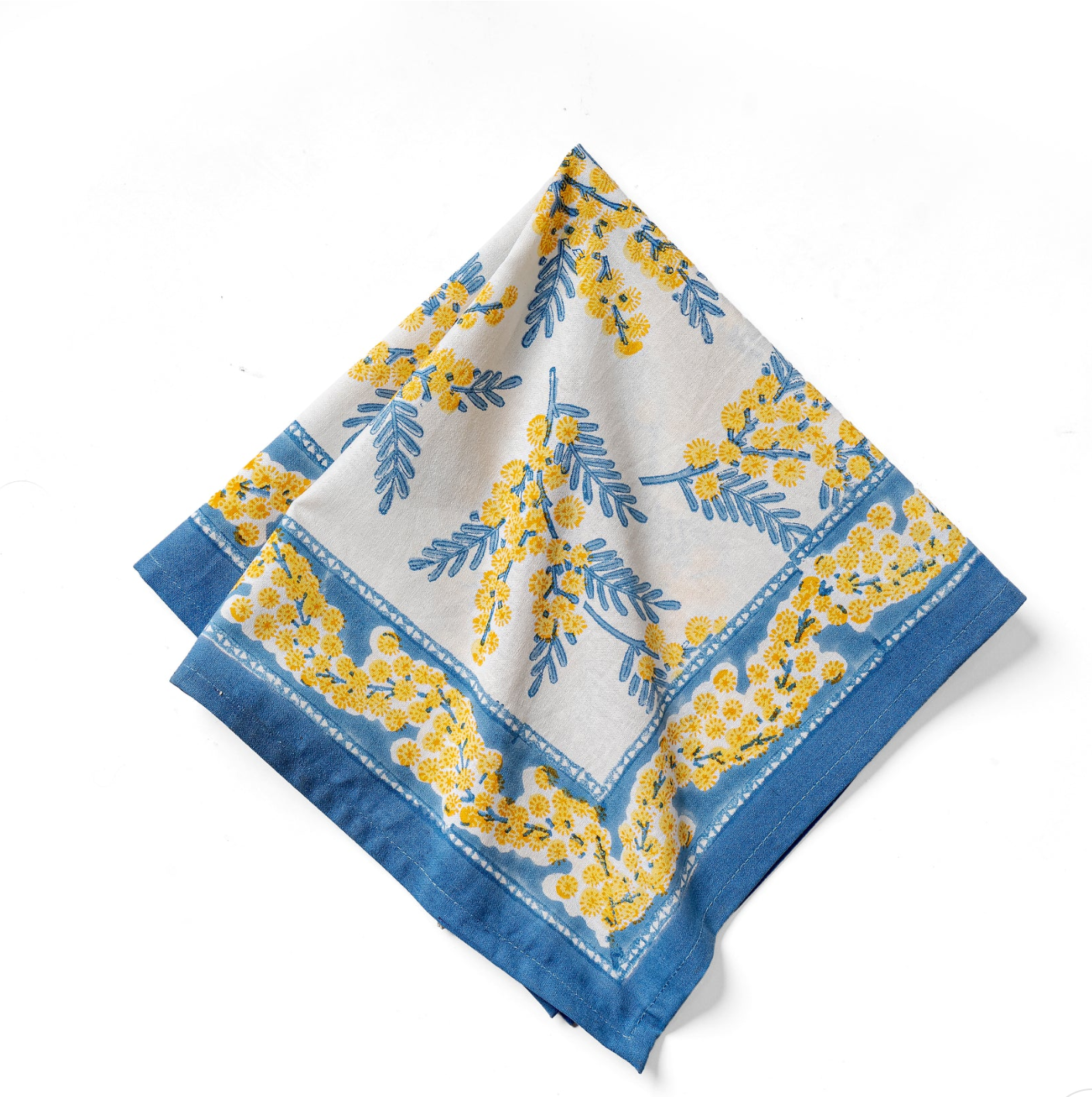 Mimosa Blue/Yellow Napkins 19x19