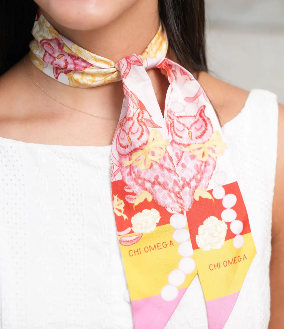 Chi Omega Heirloom Scarflette