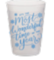 Frost Flex Cup-Blue Most Wonderful Time  Of The Year