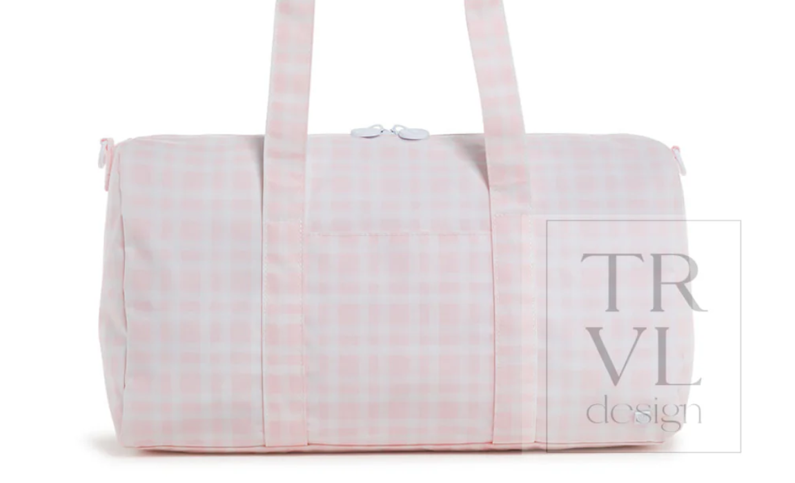 WEEKENDER Duffel Bag - PIMLICO PLAID PINK