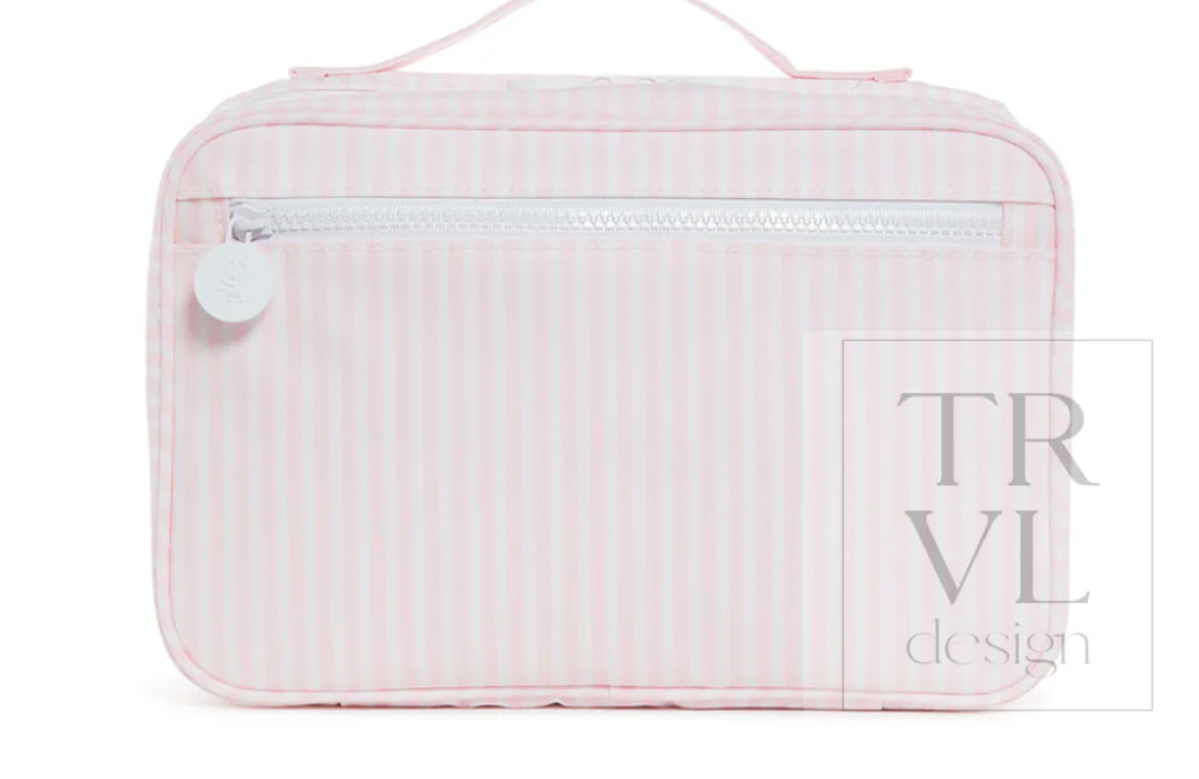BUNDLE UP2 Hanging Toiletry Bag -PIMLICO STRIPE PINK