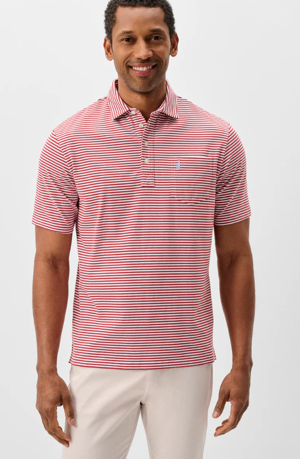 Original 4-Button Polo - Jacks Stripe Bronco