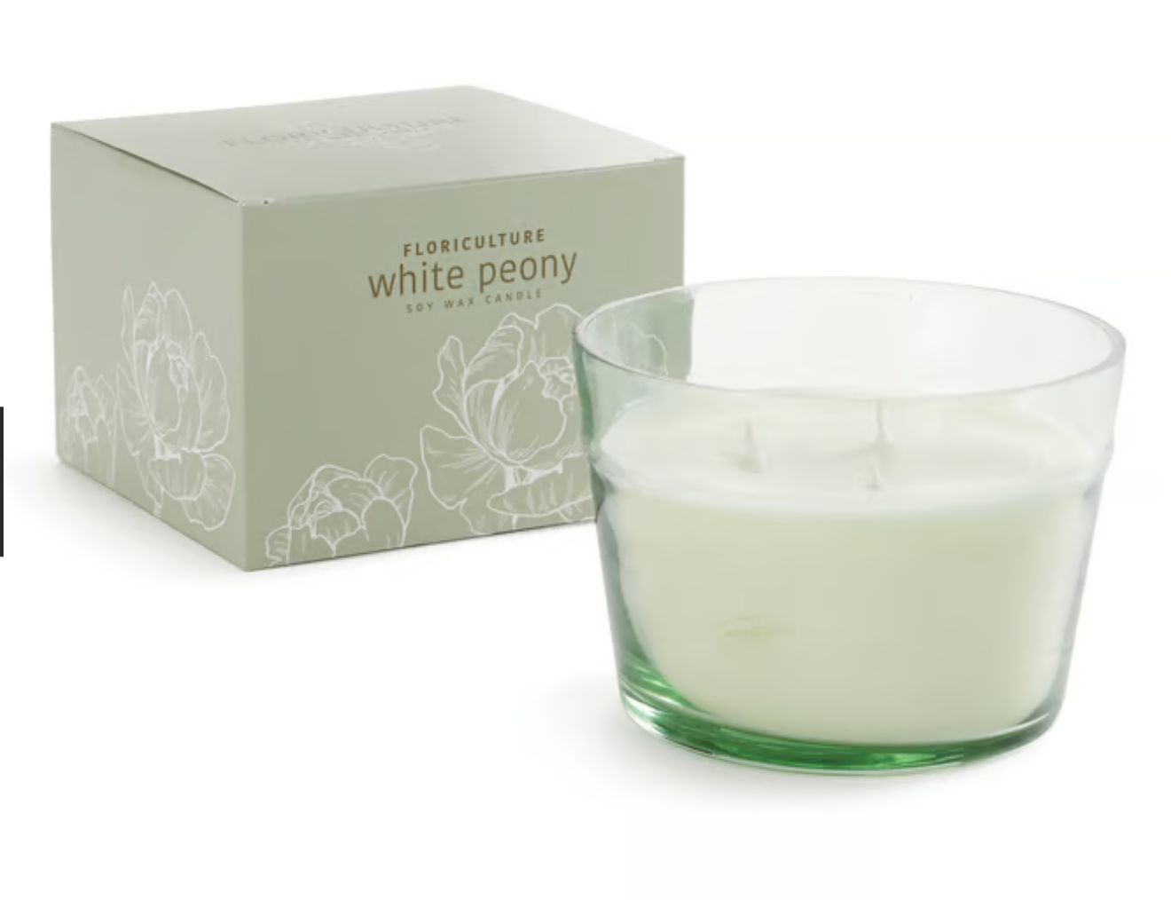 FLORICLTURE SOY WX CNDL WHITE PEONY