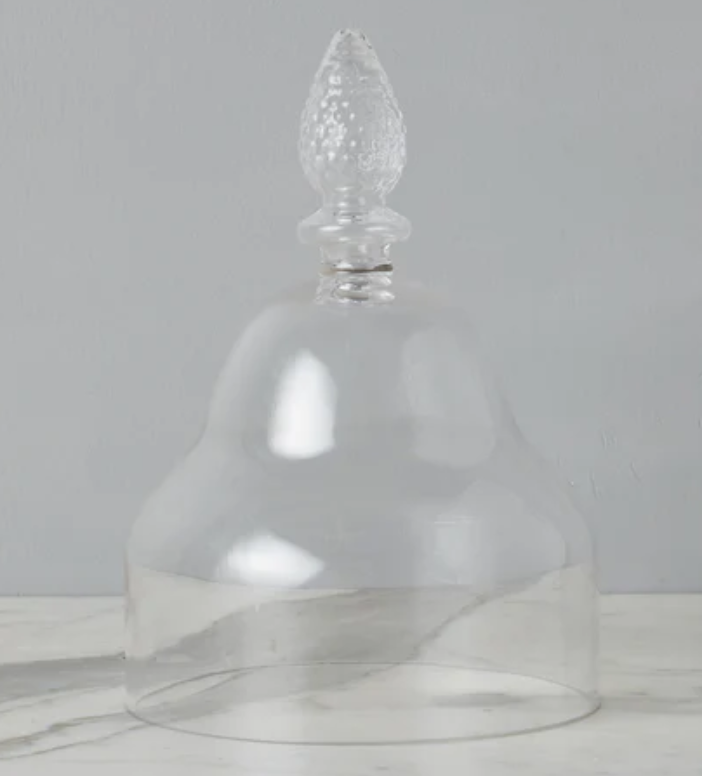 Glass Teardrop Cloche