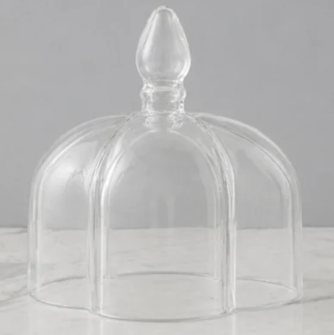 Glass Quatrefoil Dome