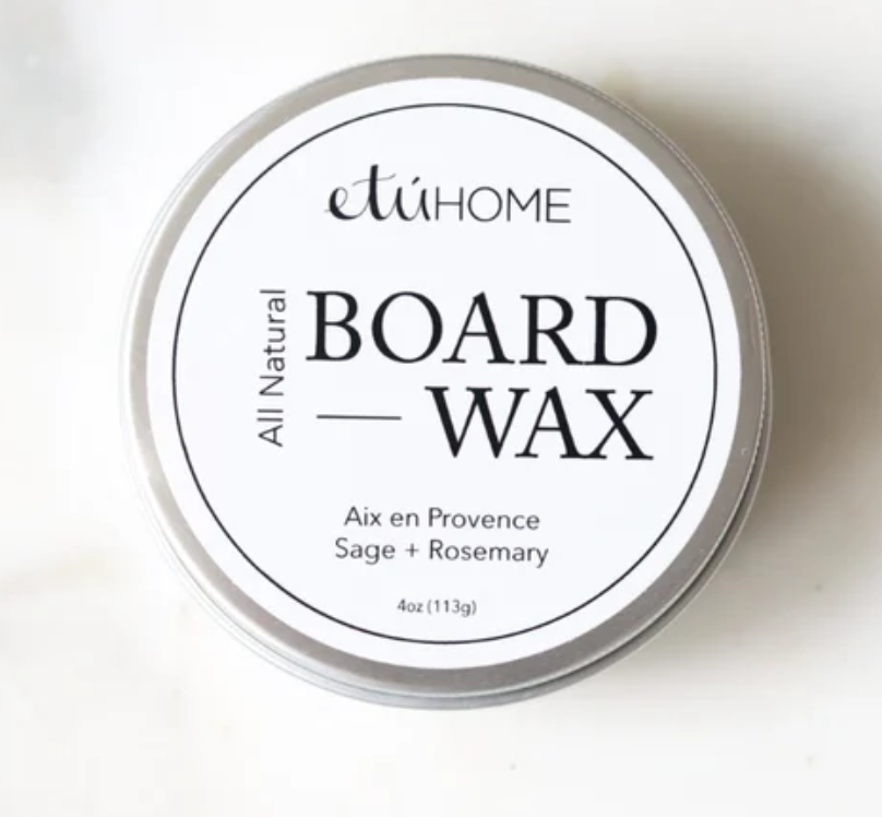 Food Safe Wood Board Wax, Beeswax and Coconut Oil, Rosemary and Sage