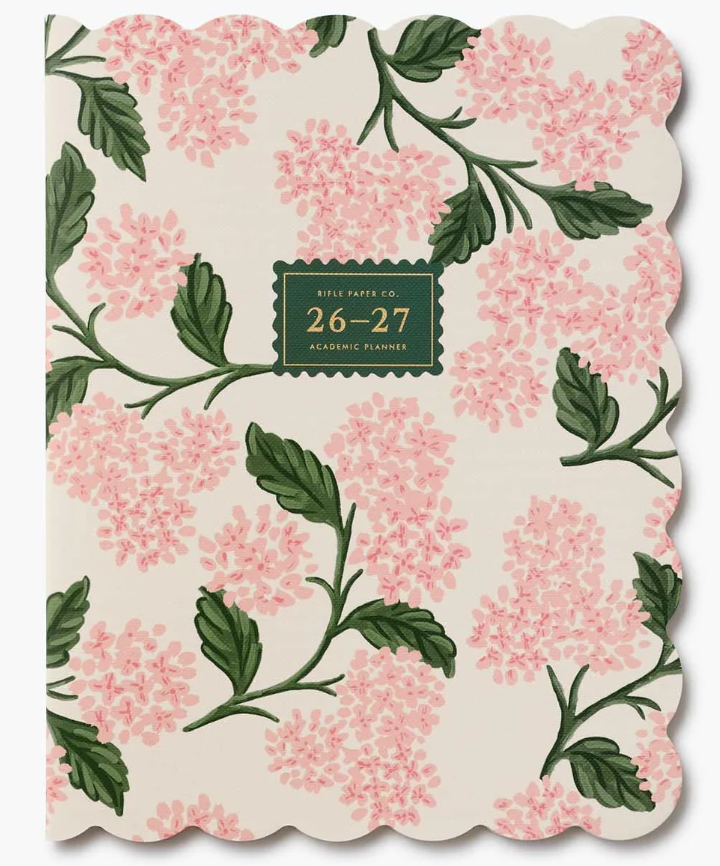 2027 Pink Hydrangea 12-Month Academic Appointment