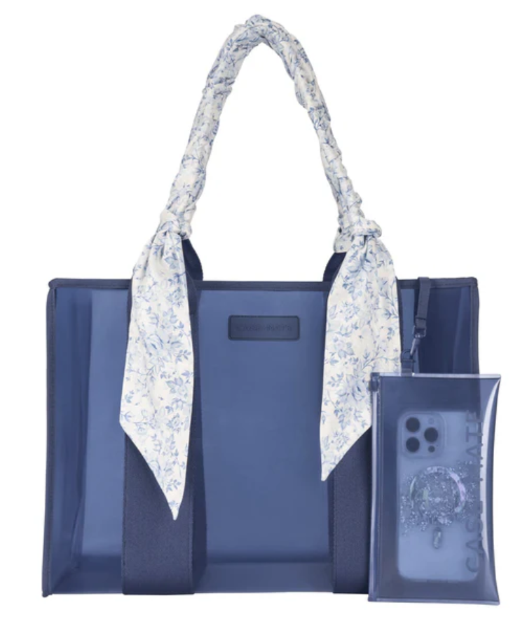 Jelly Tote w/ Phone Pouch - Something  Navy Twilly