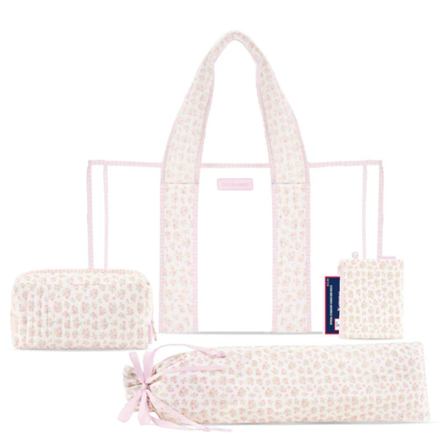 Mahjong Jelly Tote Set - Quilted Ditsy Floral