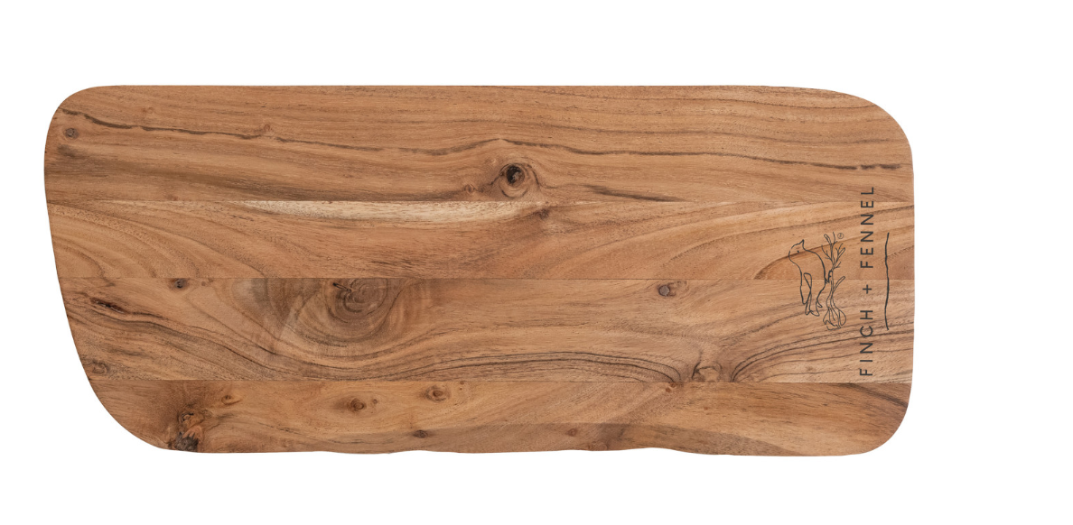 Mango Wood Cheese/Cutting Board with Live Edge