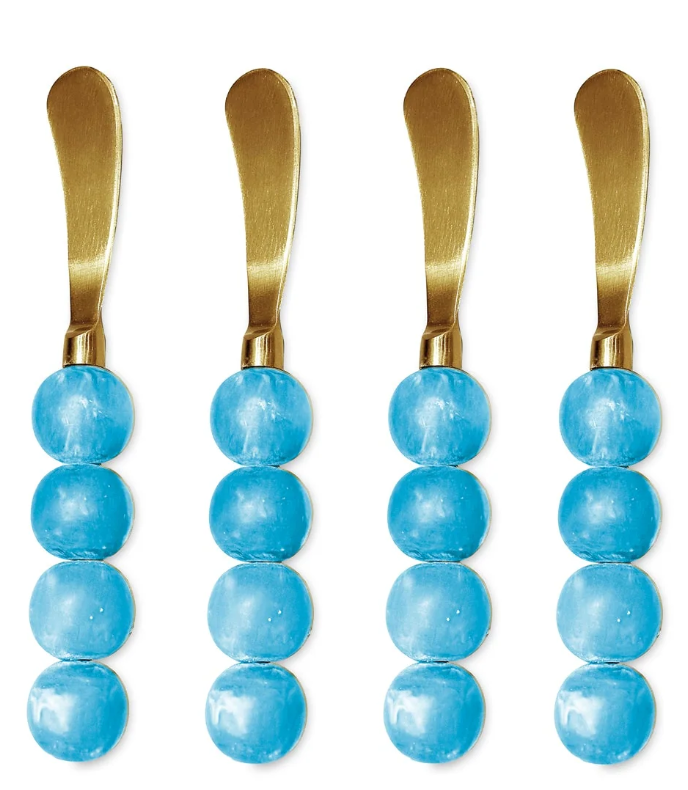 RESIN Sorbet Spreaders Set of 4 (Blueberry)