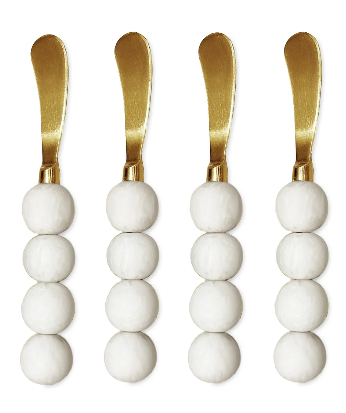 RESIN Sorbet Speaders Set of 4 (Coconut)