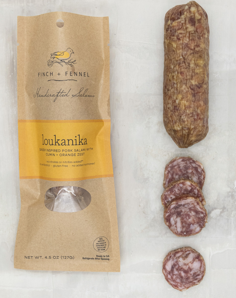 4.5 oz. Loukanika Salumi