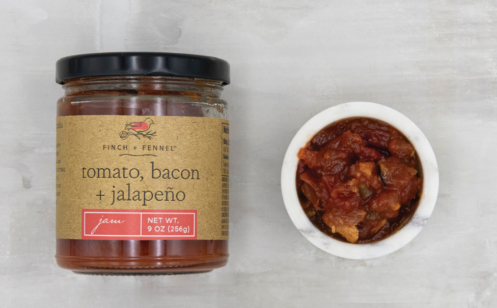 9 oz. Tomato, Bacon + Jalapeño Jam