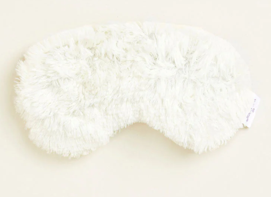 Cream Warmies Eye Mask