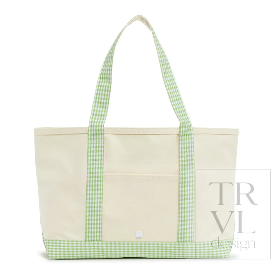 Coated Canvas Medium Tote
